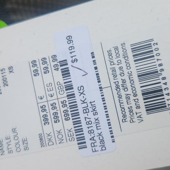 FRANSA midi skirt - Picture 9 of 12